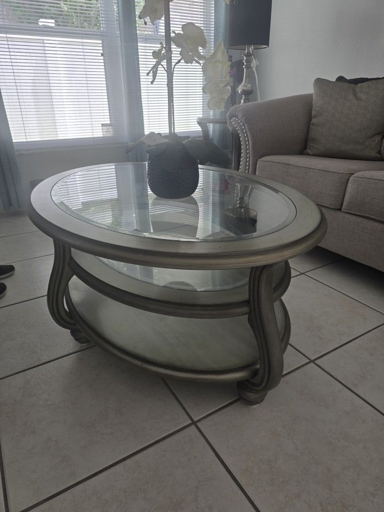 Set Of Coffee, End Tables And Console