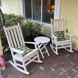 Southport Rocking Chairs And Table