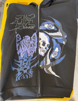 Y2K rhinestone hoodie