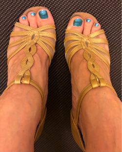 Gold Dance Shoes Women’s 7.5