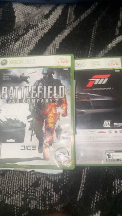 Xbox 360 Games Battlefield Bad Company 2 & Forza 3