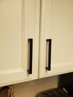 Brand New Matte Black Metal Cabinet Handles