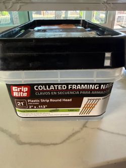 Grip rite collated framing nails