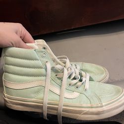 Light Mint Green Vans