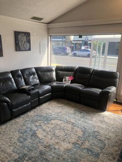Grey Reclining sectional $40 down