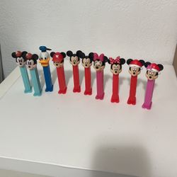 Mickey And Minnie Mouse Pez Dispensers