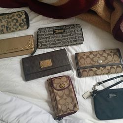 Coach- Juicy Couture- Michael Kors Wallets
