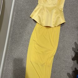 Two Piece Top And Skirt Set
