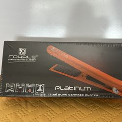 The Royale Platinum Genius Heating Element, Professional, Salon Grade, Flat Iron For Styling 1.25 Pure Plates