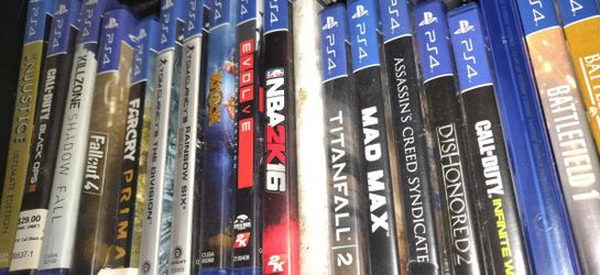 PS4 Games for sale