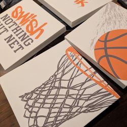 Basketballs Canvas Art