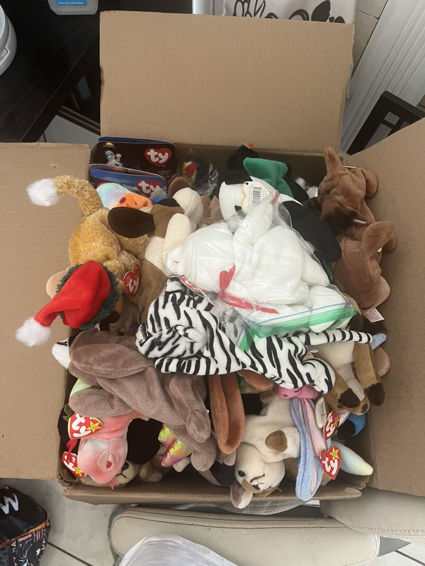 Huge Box Of Beanie Babies With Tags,All Products : American Fashion Style Bags On Sale
