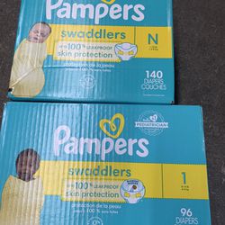 Pampers Diapers Size NB And 1 