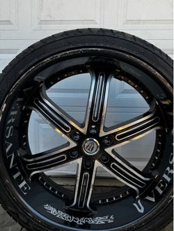 Versante rims with tires 26inch set