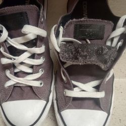 Converse Gray, Double Tongued Shoe