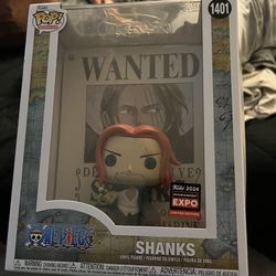 shanks wanted poster funko pop