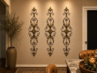 3-Like NEW WayFair LARGE Metal Clpper Bronze Wall Art VERTICALLY or HORIZONTALLY