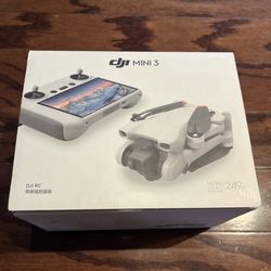DJI mini 3 drone with built in screen remote controller 