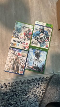 Various Xbox Games & 1 PS4 Game