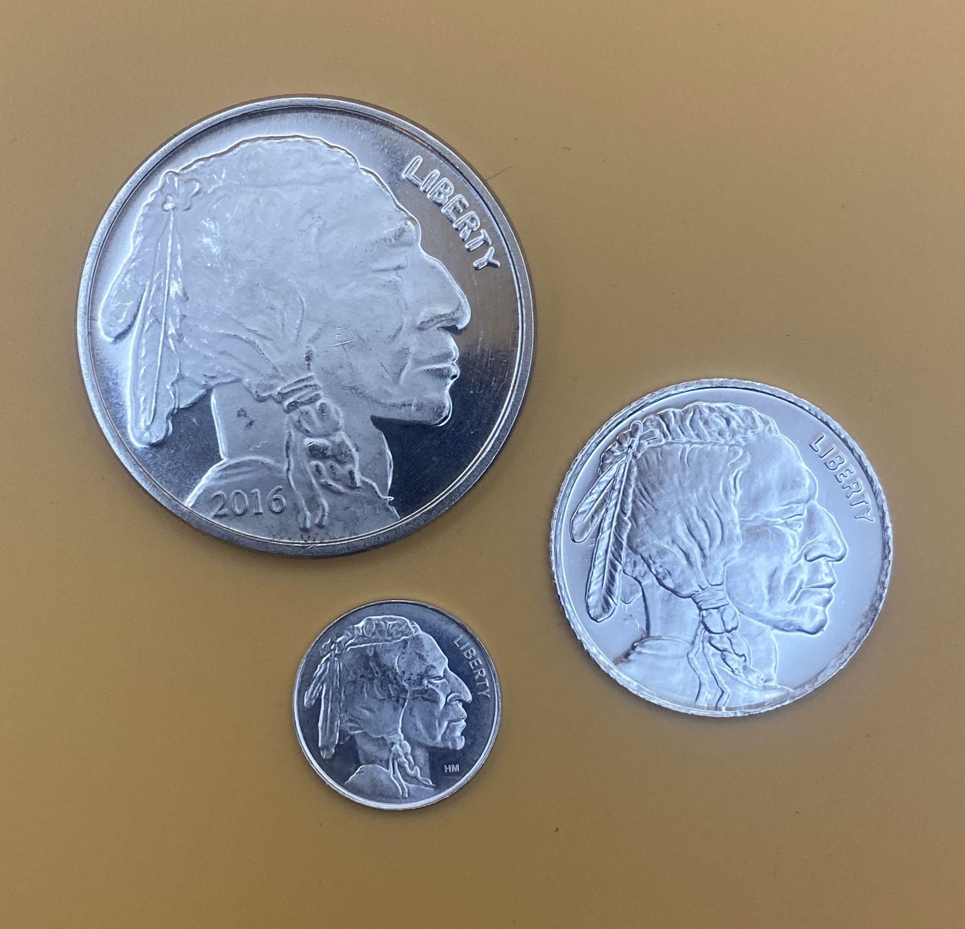 Silver Buffalo Indian Head Lot 🇺🇸