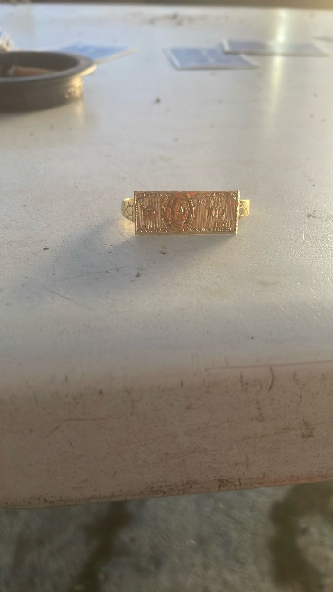 Two finger ring 14k For Sell