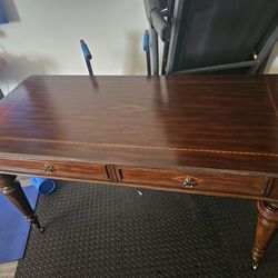 Rare Antique Mahogany Desk - Ellis Line By Sleigh