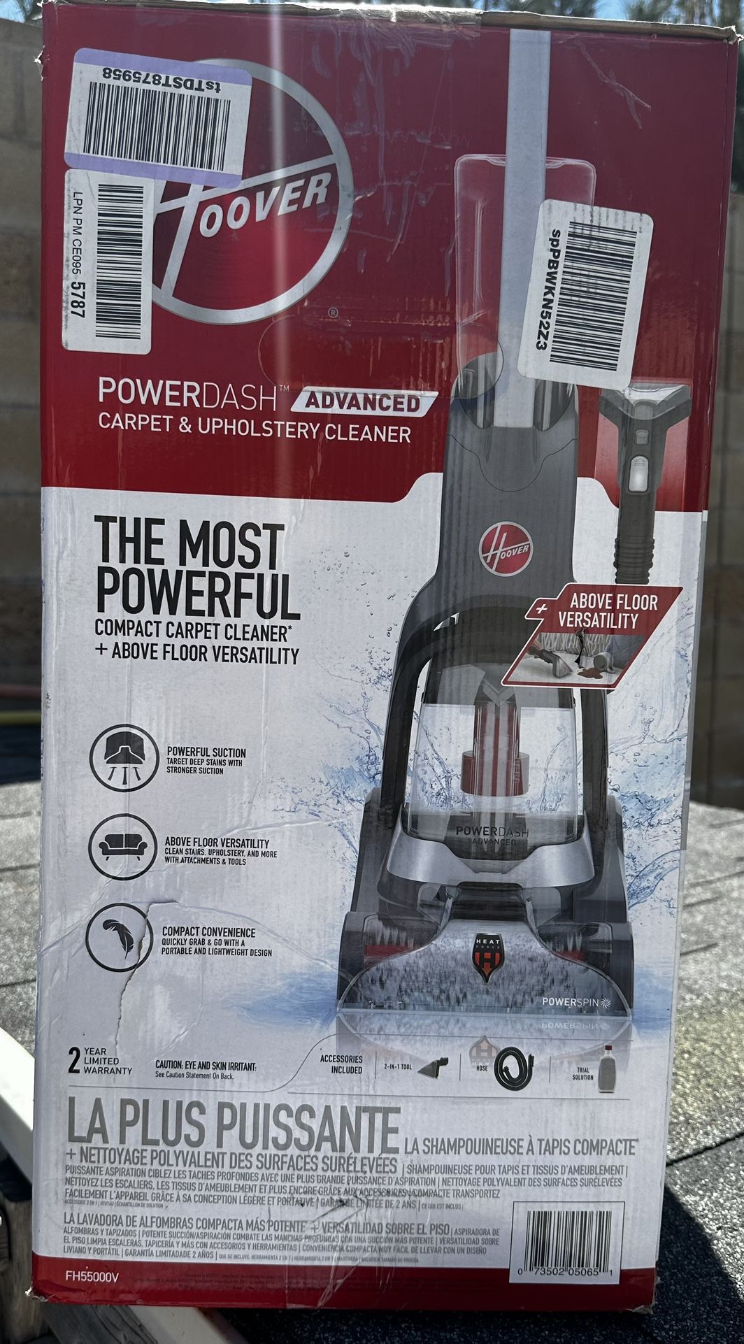 Hoover PowerDash Advanced Compact Carpet Cleaner 