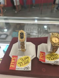 14k Gold watch different prices and grams layaway available 10% Dwon if you interested please make sure you ask for Maribel thank you