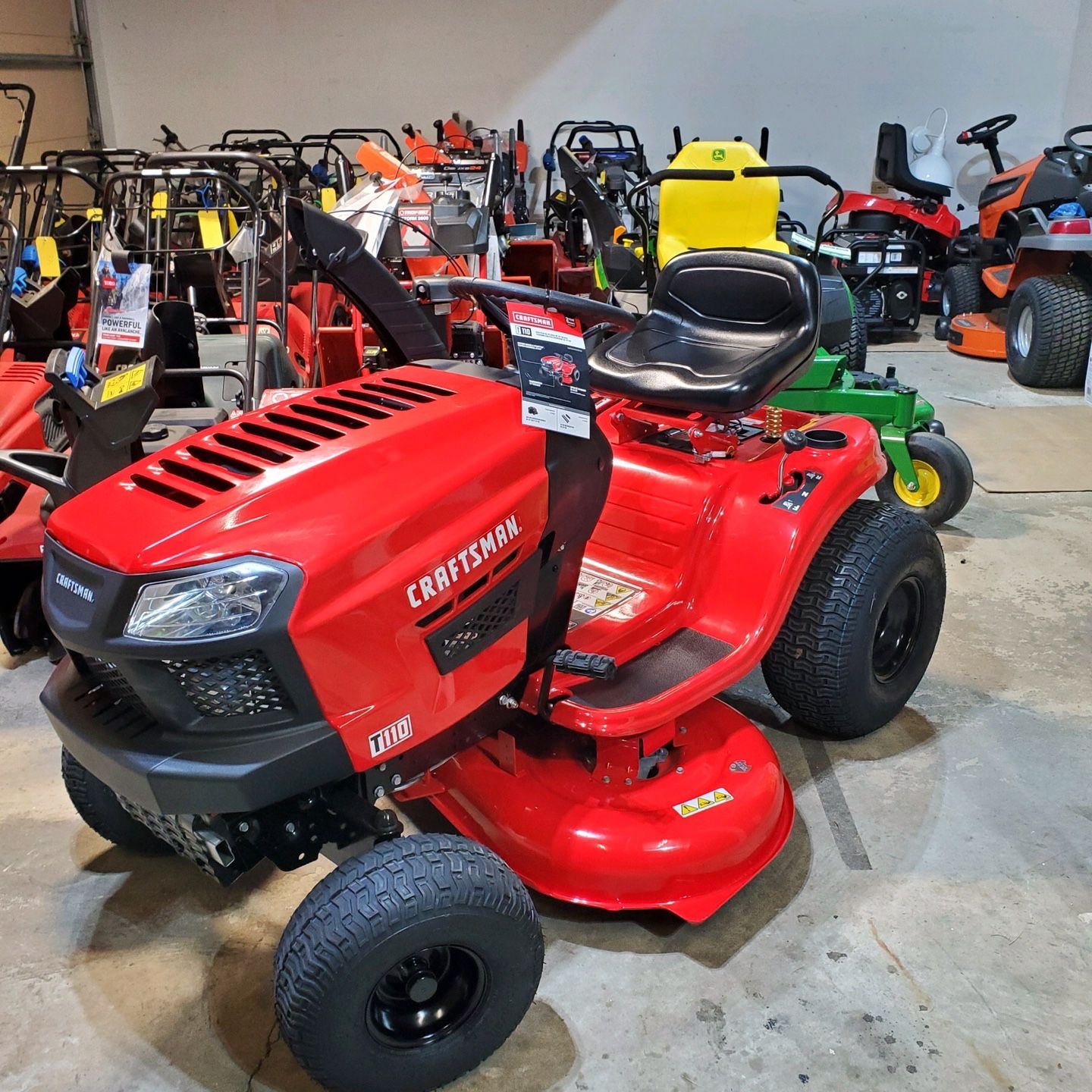 Brand New CRAFTSMAN T110 42 in 17.5 HP Riding Lawn Mower Model