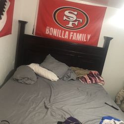 King Size Bed Good Heavy Frame.