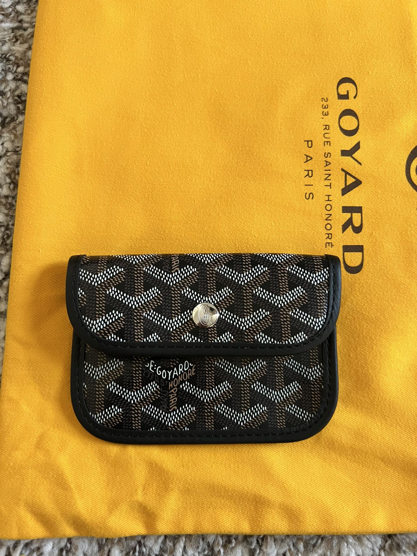 NEW AUTHENTIC GOYARD SMALL POUCH WITH RECEIPT 