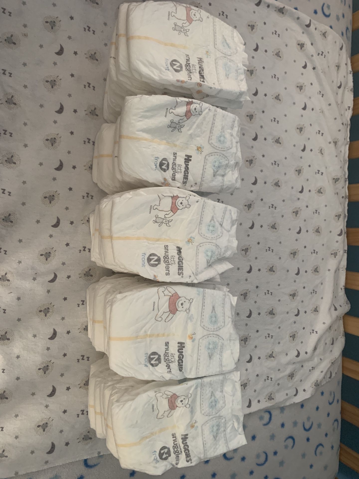 50 Newborn Size Diapers 