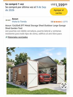 Storage de metal grande