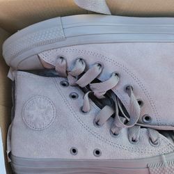 Suede Gray High Top Converse 