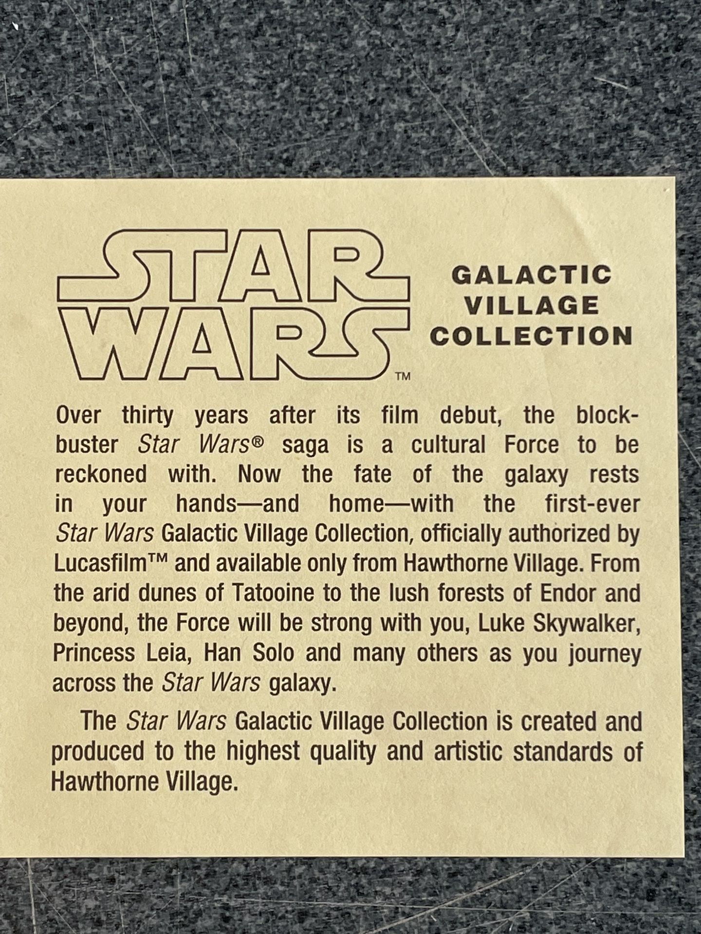 Star wars sales galactic village collection