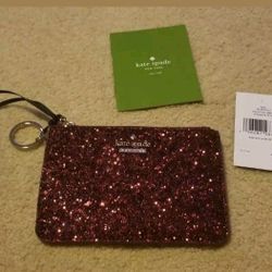 Brand New Kate Spade Glitter Coin Purse
