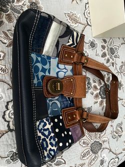 Coach Patchwork Satchel Handbag