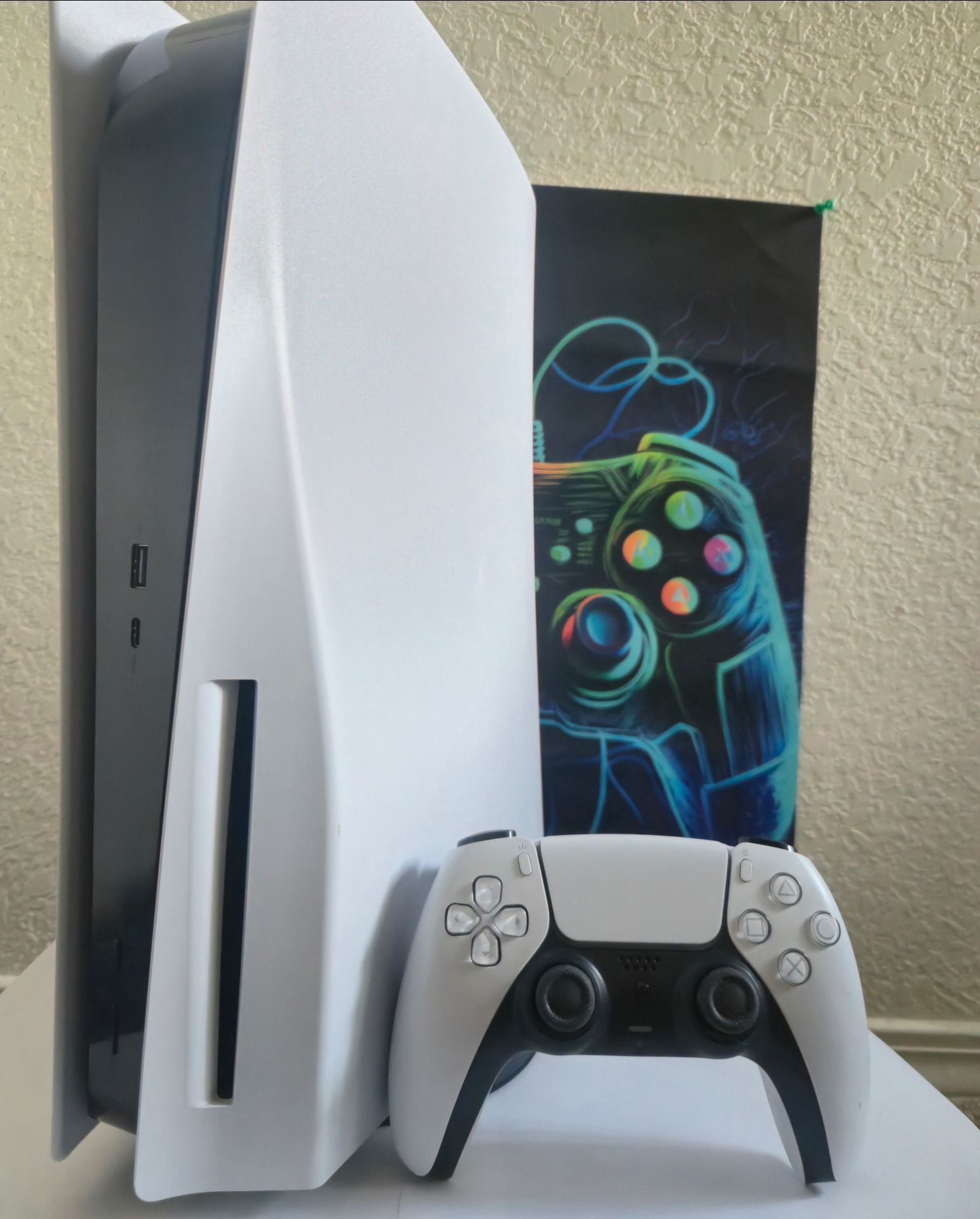 PlayStation 5 with Disk Drive. PS5