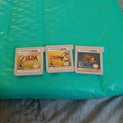 Nintendo 3ds Zelda's And Monster Hunter 4(English Version)...$25 Ea