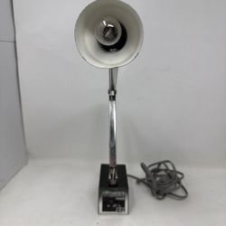 VTG Art Specialty Co. Desk Lamp Model 5110 Black Articulating Art Deco MCM