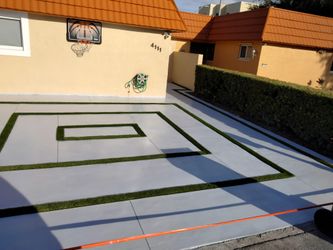 Color Sealer And Artificial Grass