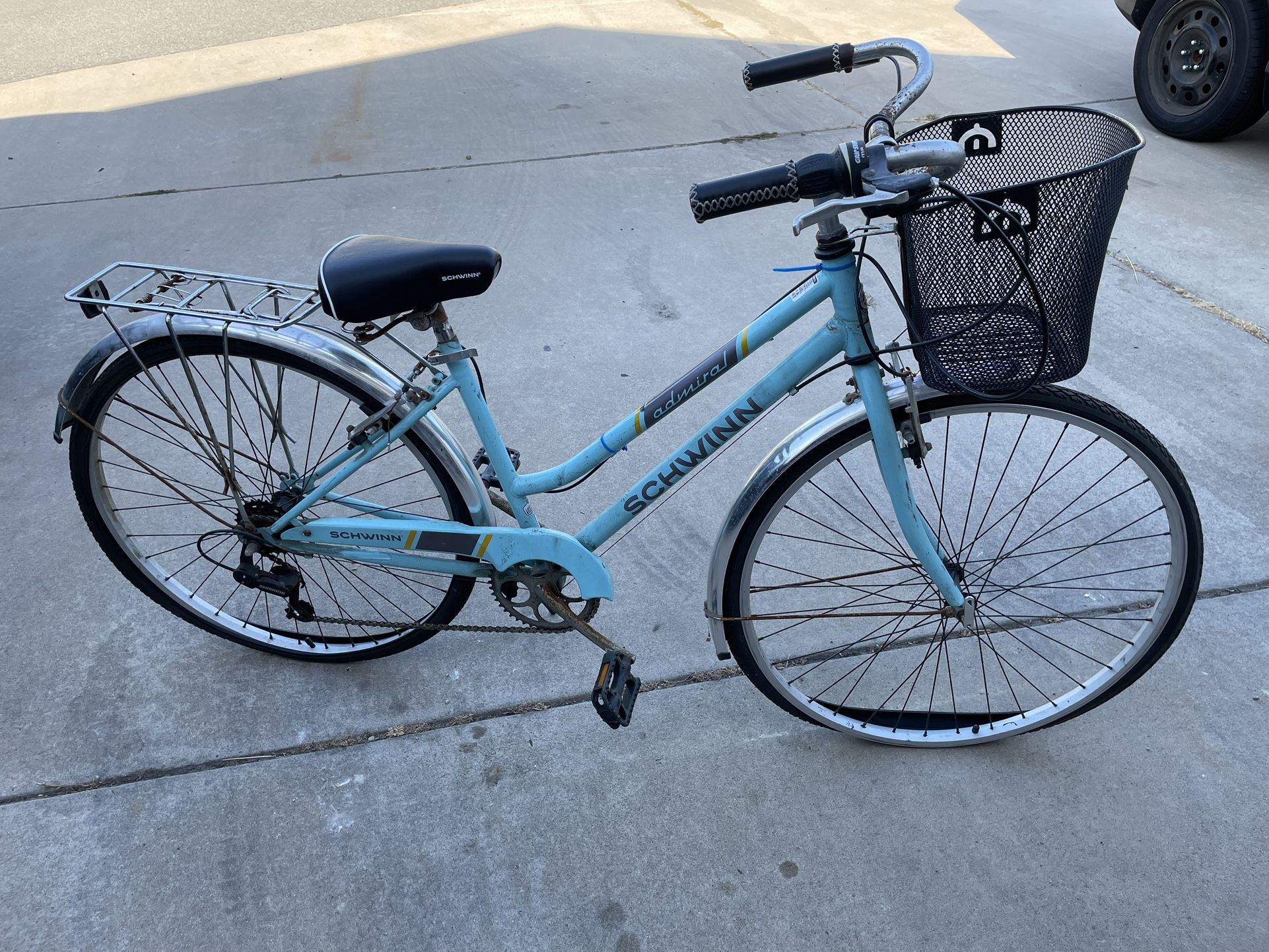 Old Schwinn Admiral 7 Speed Bike