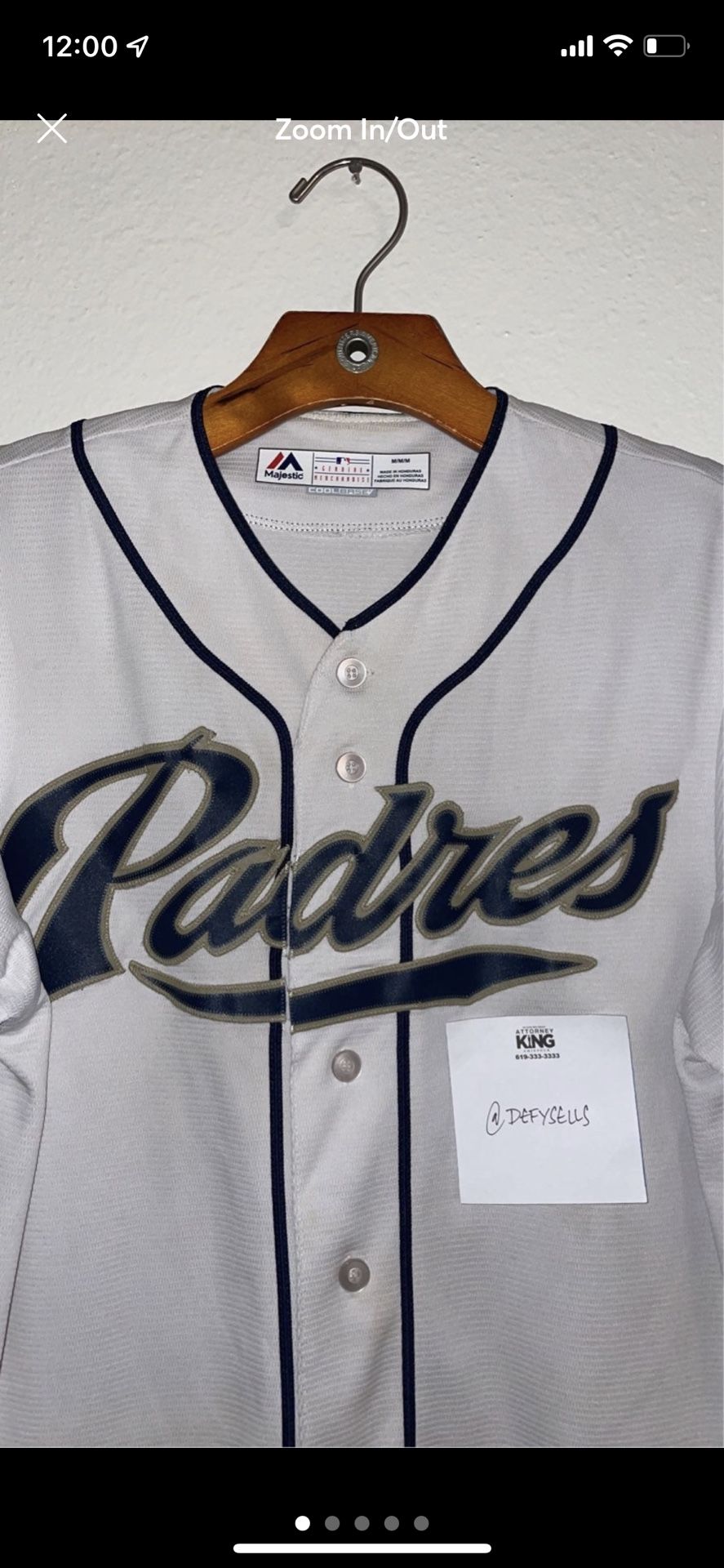 Padres Jersey Authentic for Sale in San Diego, CA OfferUp