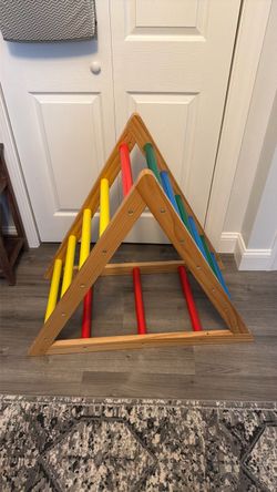 Wooden Kids Climbing Triangle