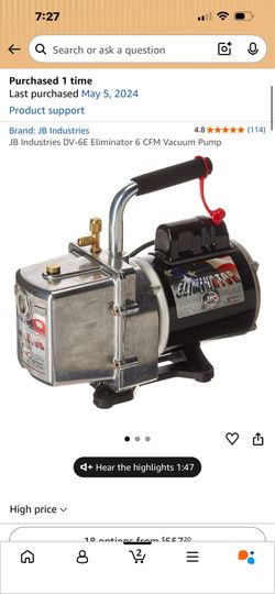 JB Vacuum pump HVAC