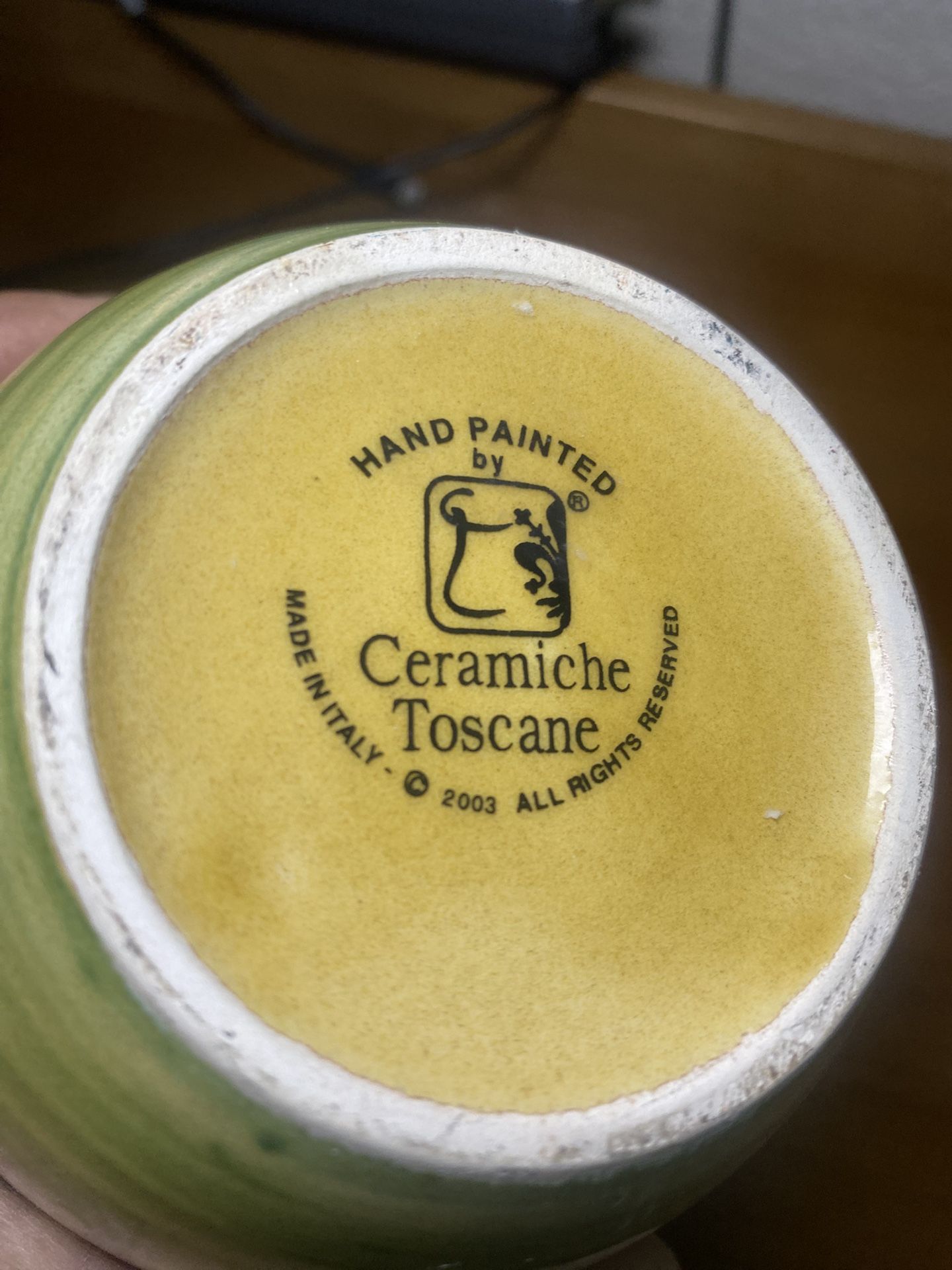 Italian Ceramic Oil Bottle