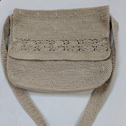 Crocheted Bag, 12x10x2, Like New!