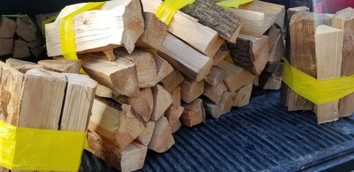 Bundles of dry-seasoned firewood (Ask about delivery)