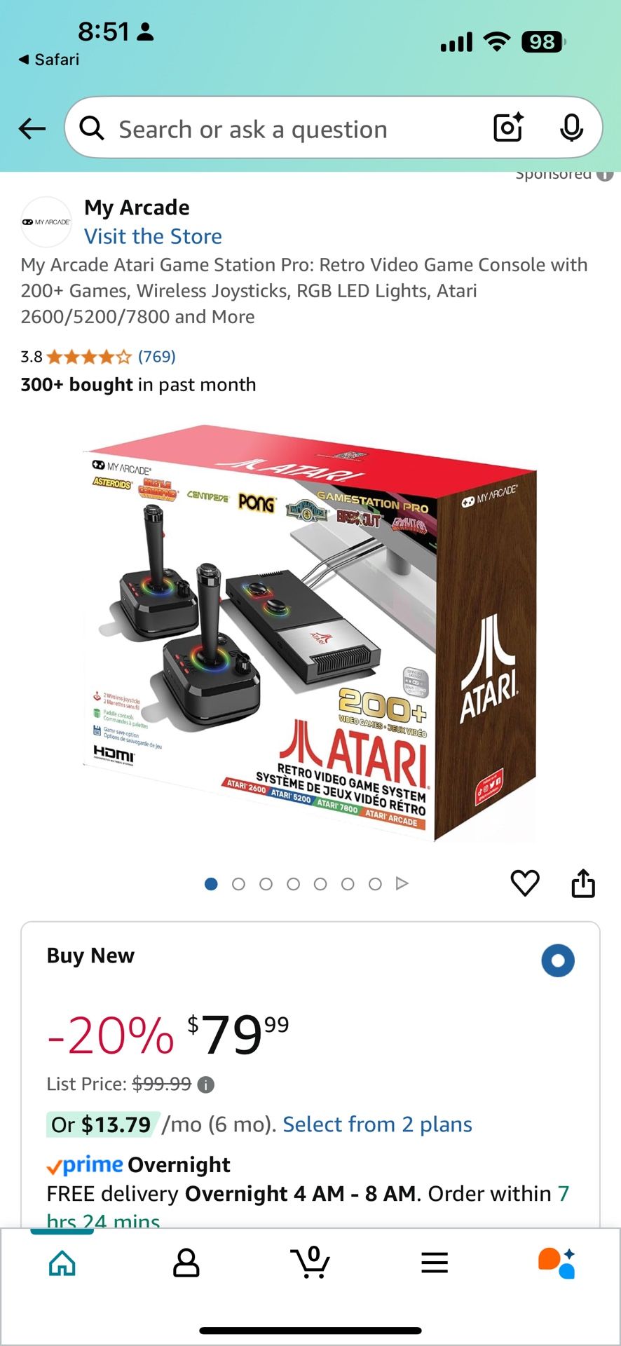 My Arcade Atari game station Pro