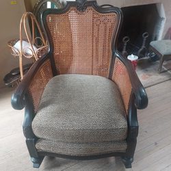 Cane Back Rocking Chair